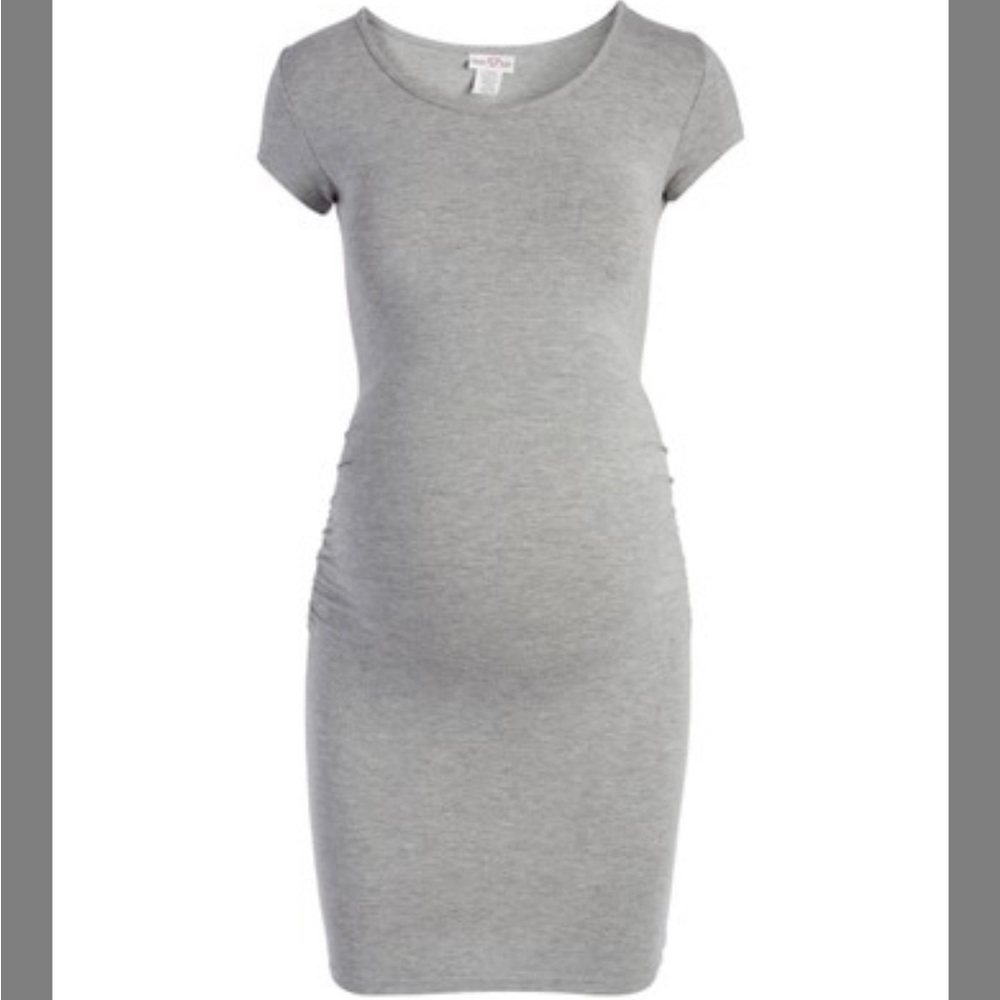 Times 2 gray maternity dress NWT